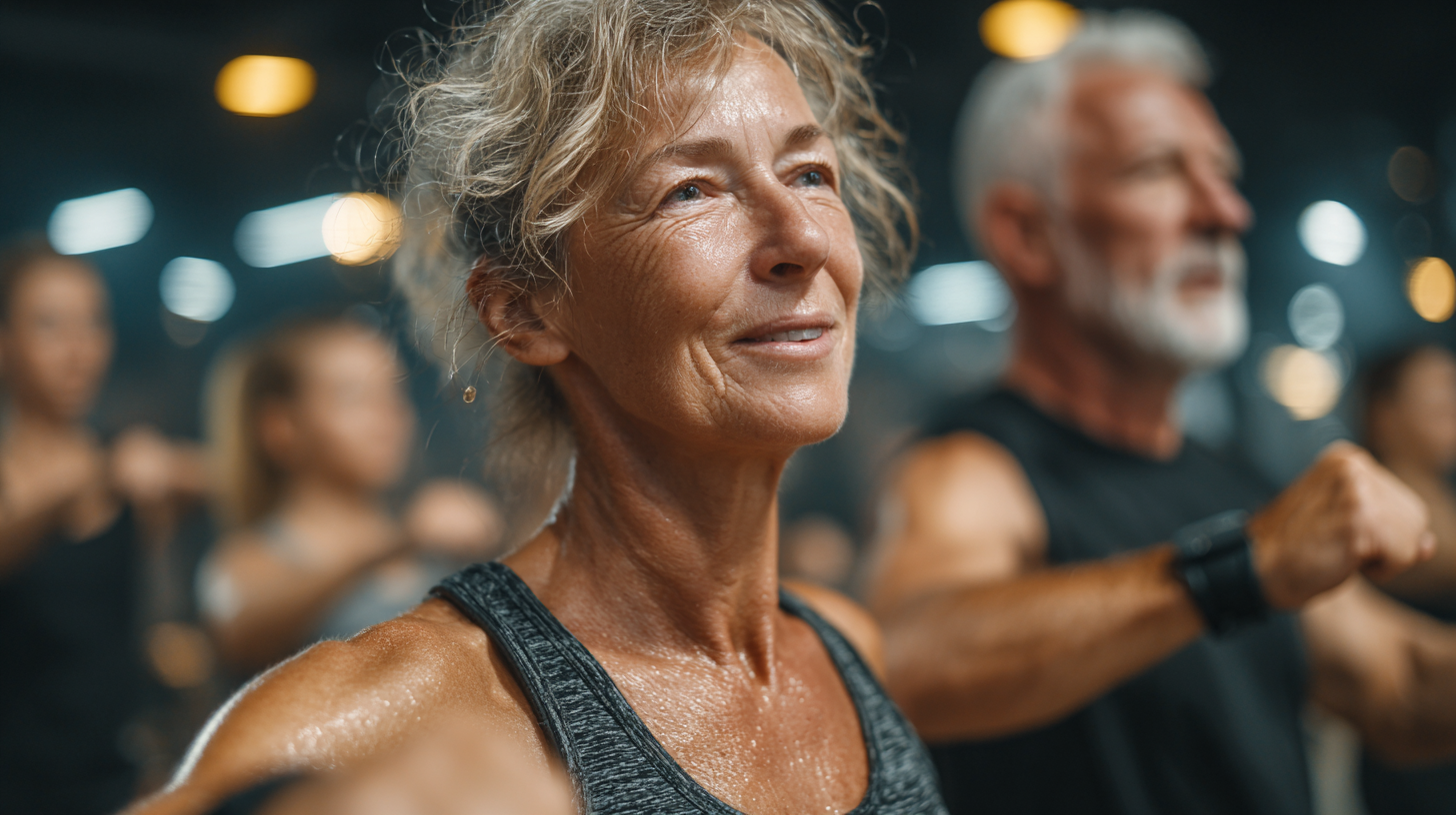 Активна людина старшого віку на природі